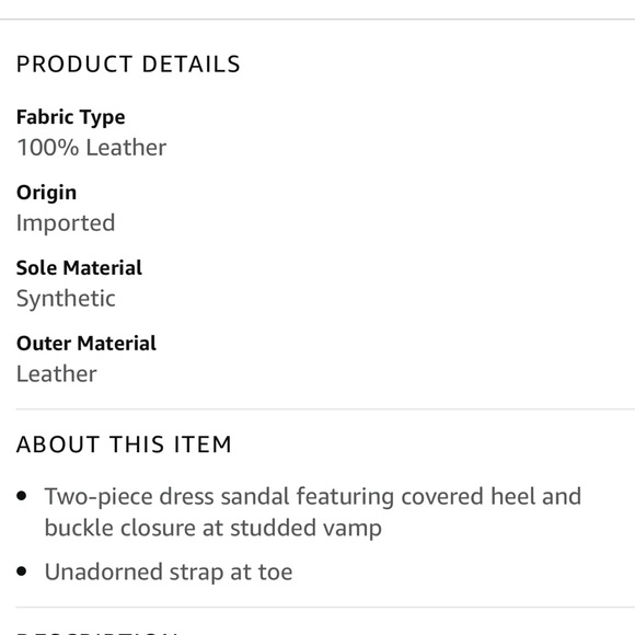 Nine West Dawnonme Leather Dress Sandal - Picture 8 of 8